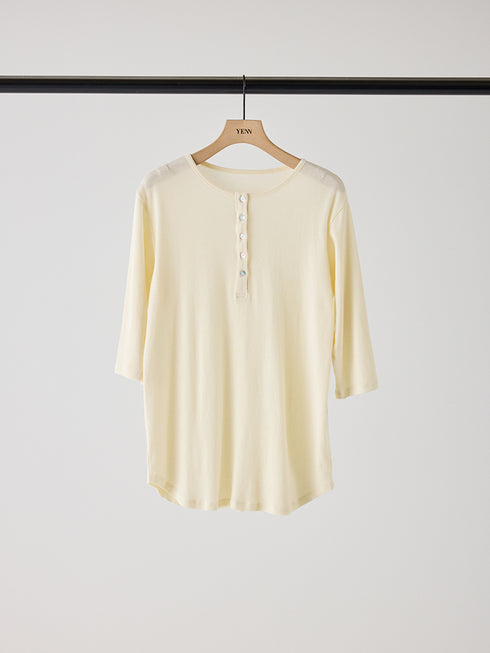 【 予約:4月下旬 】HENRY NECK TEE /Y262-82037