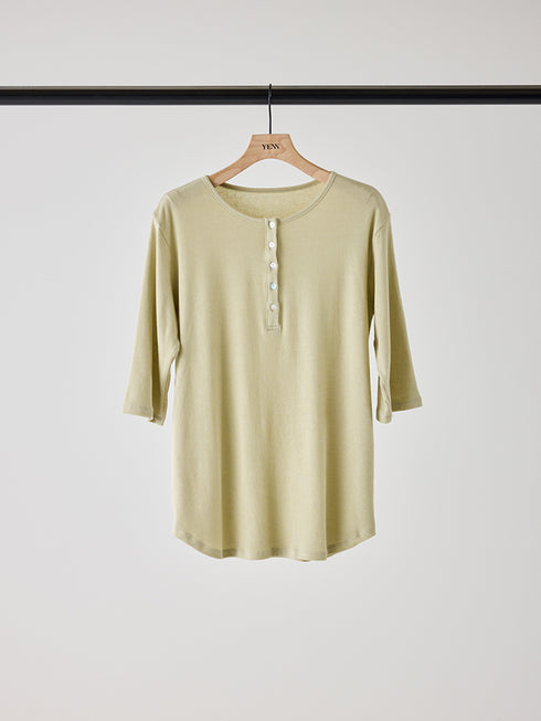 【 予約:4月下旬 】HENRY NECK TEE /Y262-82037