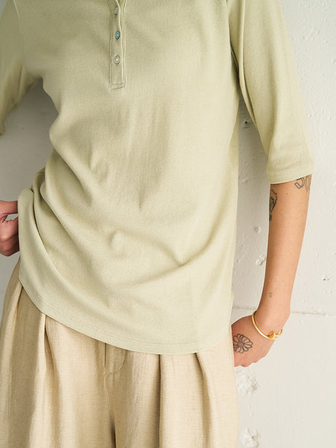 【 予約:4月下旬 】HENRY NECK TEE /Y262-82037