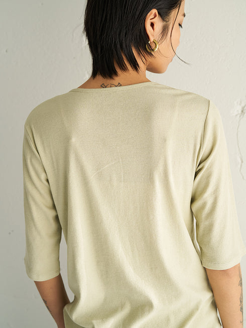 【 予約:4月下旬 】HENRY NECK TEE /Y262-82037