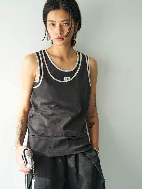【 予約:4月下旬 】COLOR LAYERED TANK /Y262-82038