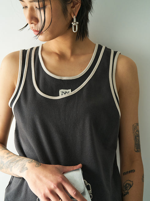 【 予約:4月下旬 】COLOR LAYERED TANK /Y262-82038