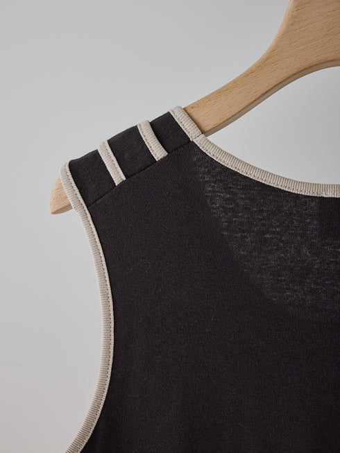 【 予約:4月下旬 】COLOR LAYERED TANK /Y262-82038