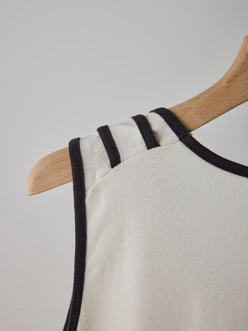 【 予約:4月下旬 】COLOR LAYERED TANK /Y262-82038