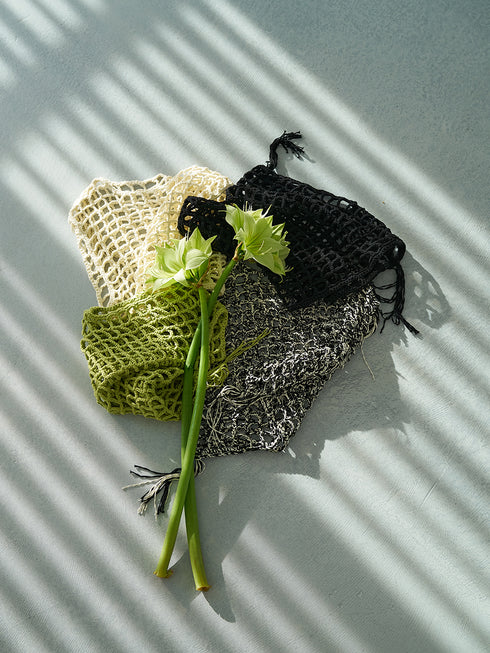 【 予約:5月下旬 】CROCHET MESH TOPS /Y262-91059