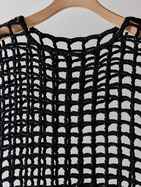 【 予約:5月下旬 】CROCHET MESH TOPS /Y262-91059