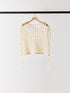 【 予約:5月下旬 】CROCHET MESH TOPS /Y262-91059