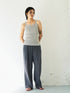 【 予約:5月下旬 】LINEN RIB TANKTOP /Y262-91060