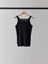 【 予約:5月下旬 】LINEN RIB TANKTOP /Y262-91060