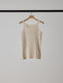 【 予約:5月下旬 】LINEN RIB TANKTOP /Y262-91060