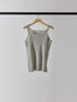 【 予約:5月下旬 】LINEN RIB TANKTOP /Y262-91060