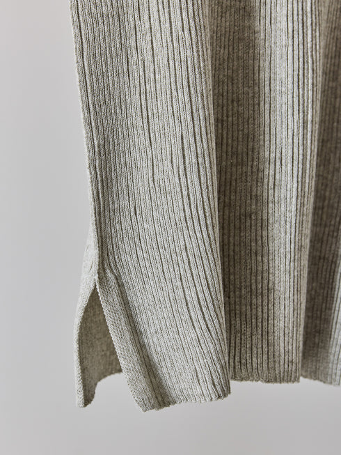 【 予約:5月下旬 】LINEN RIB TANKTOP /Y262-91060