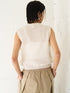 【 予約:5月下旬 】LINEN SHEER VEST /Y262-91061