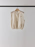 【 予約:5月下旬 】LINEN SHEER VEST /Y262-91061