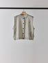 【 予約:5月下旬 】LINEN SHEER VEST /Y262-91061