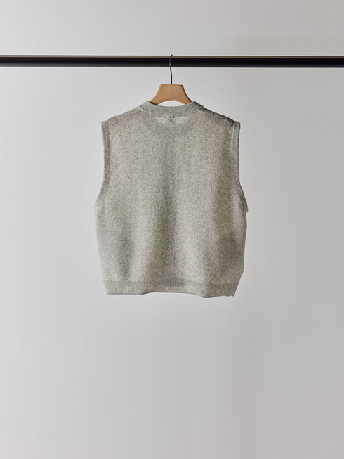 【 予約:5月下旬 】LINEN SHEER VEST /Y262-91061