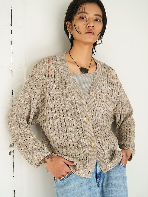 【 予約:4月下旬 】OPENWORK KNIT CD /Y262-92062