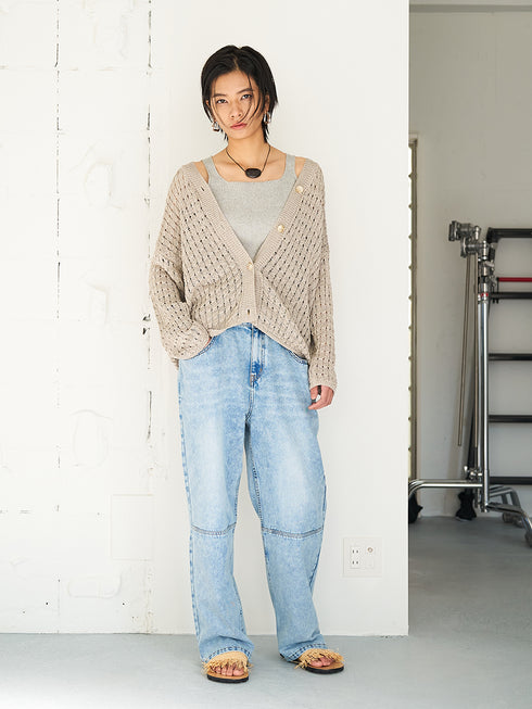 【 予約:4月下旬 】OPENWORK KNIT CD /Y262-92062