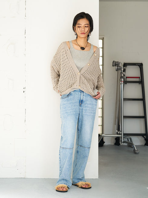 【 予約:4月下旬 】OPENWORK KNIT CD /Y262-92062