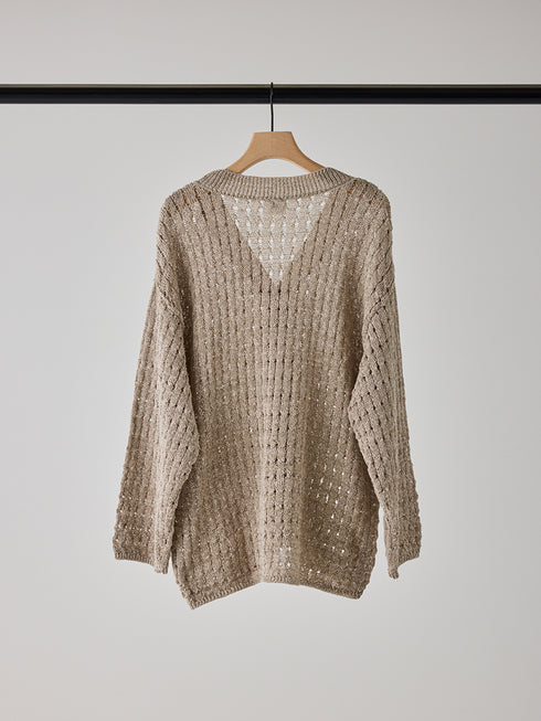 【 予約:4月下旬 】OPENWORK KNIT CD /Y262-92062