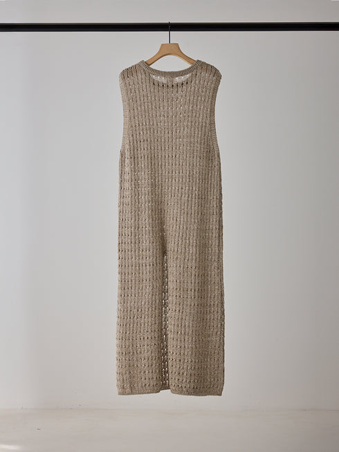 【 予約:4月下旬 】OPENWORK KNIT OP /Y262-92063