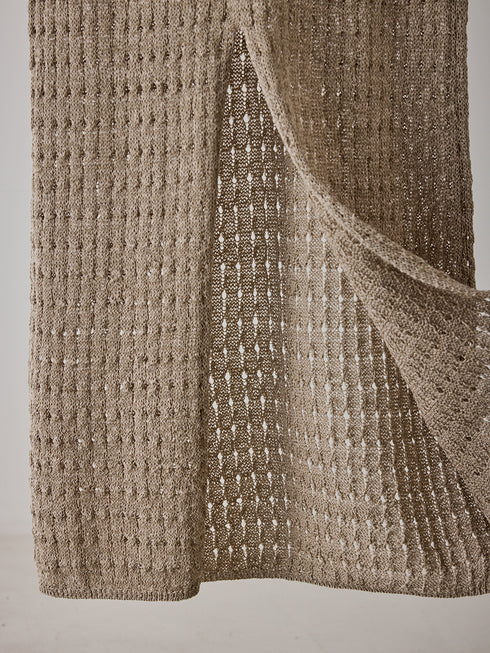 【 予約:4月下旬 】OPENWORK KNIT OP /Y262-92063