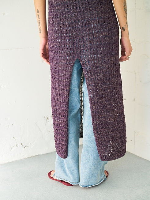 【 予約:4月下旬 】OPENWORK KNIT OP /Y262-92063