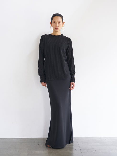 【 予約:6月中旬 】W JERSEY MAXI SK /Y263-21082