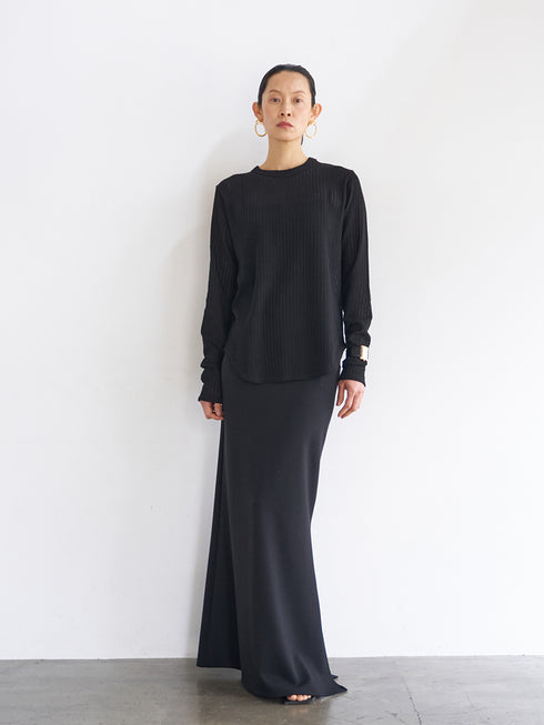 【 予約:6月中旬 】W JERSEY MAXI SK /Y263-21082