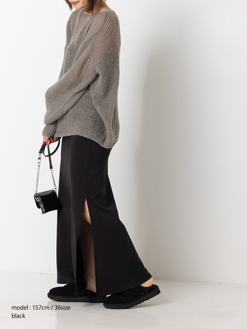 【 予約:6月中旬 】W JERSEY MAXI SK /Y263-21082