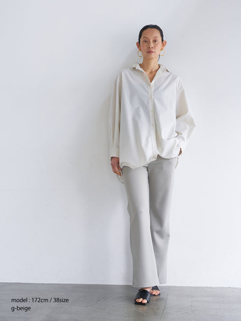 【 予約:6月中旬 】W JERSEY FLARE PT /Y263-31081