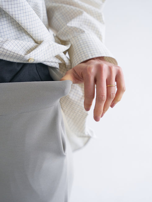 【 予約:6月中旬 】W JERSEY FLARE PT /Y263-31081