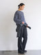 【 予約:8月下旬 】W JERSEY FLARE PT /Y263-31081-2