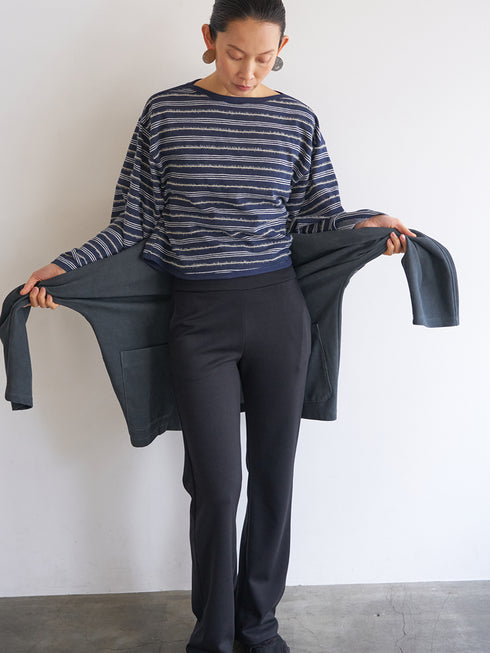 【 予約:6月中旬 】W JERSEY FLARE PT /Y263-31081