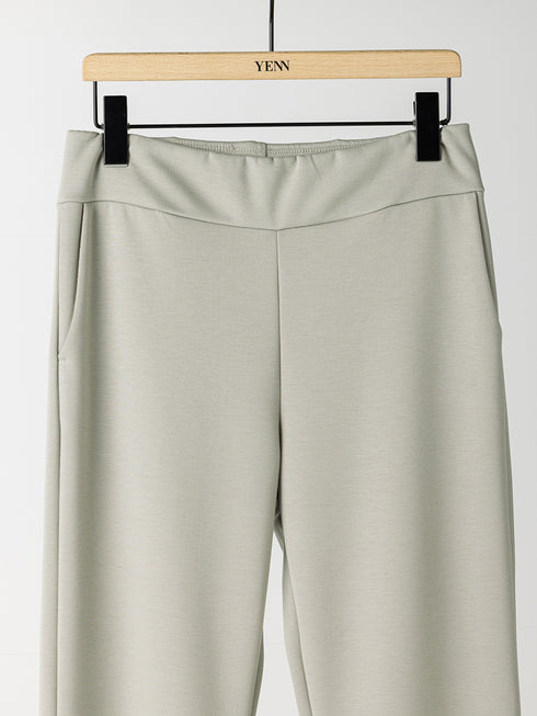 【 予約:6月中旬 】W JERSEY FLARE PT /Y263-31081