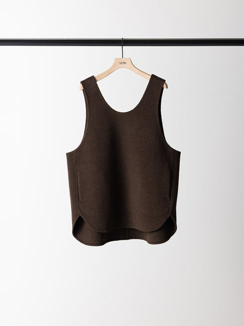 【 予約:9月中旬 】W FACE OVER VEST /Y263-41104