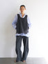 【 予約:9月中旬 】W FACE OVER VEST /Y263-41104