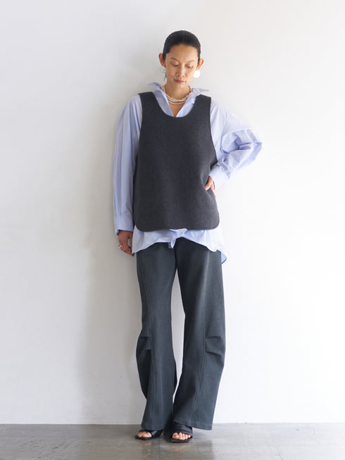 【 予約:9月中旬 】W FACE OVER VEST /Y263-41104