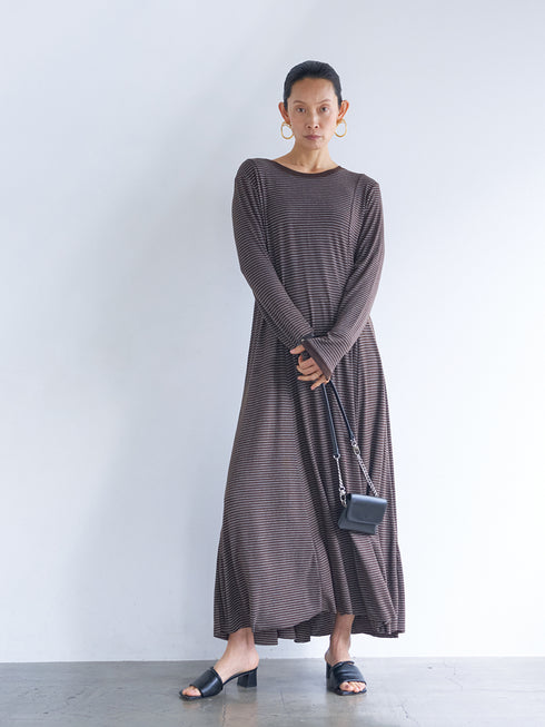 【 予約:6月中旬 】JERSEY FLARE DRESS /Y263-52084