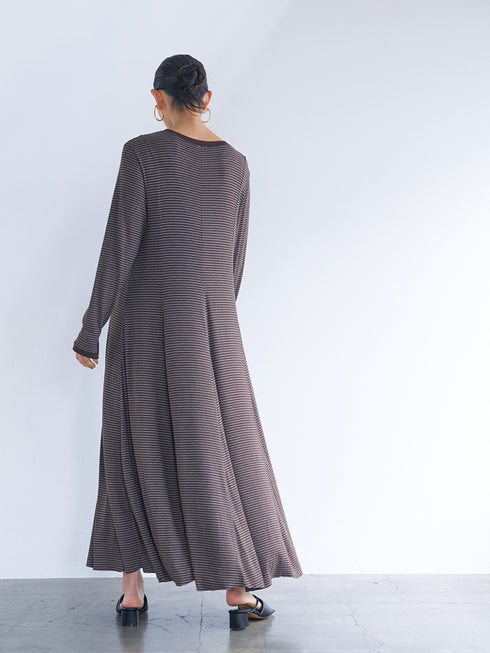 【 予約:6月中旬 】JERSEY FLARE DRESS /Y263-52084