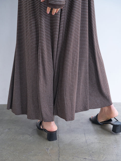 【 予約:6月中旬 】JERSEY FLARE DRESS /Y263-52084