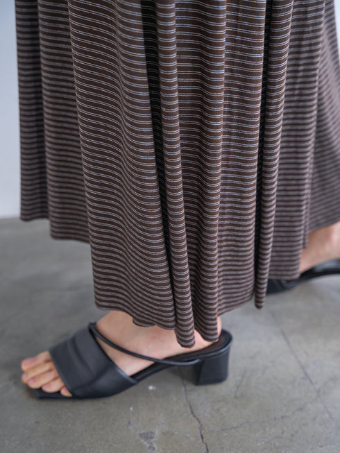 【 予約:6月中旬 】JERSEY FLARE DRESS /Y263-52084