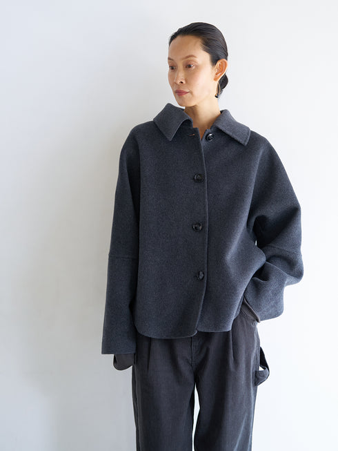 【 予約:9月中旬 】W FACE COLLARED JK /Y263-71103