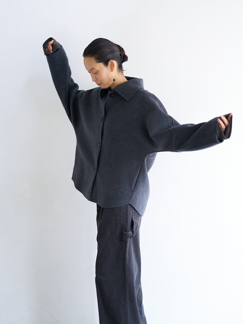 【 予約:9月中旬 】W FACE COLLARED JK /Y263-71103