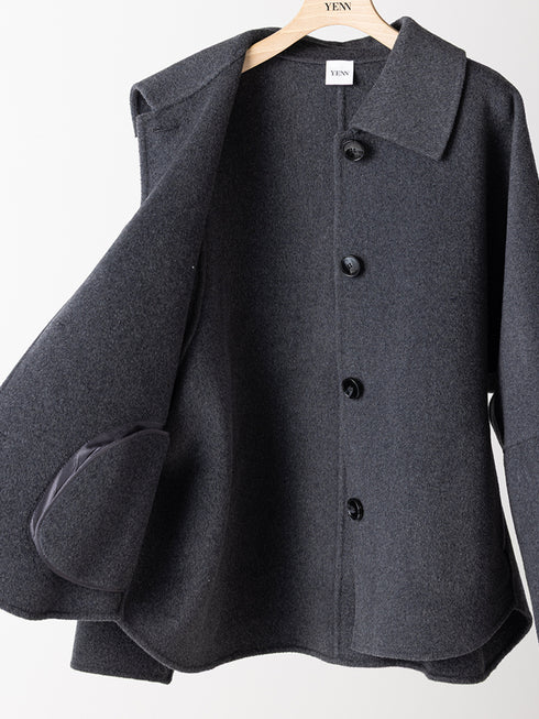 【 予約:9月中旬 】W FACE COLLARED JK /Y263-71103