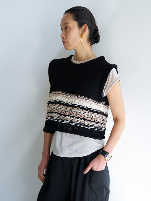 MOLE JACQUARD VEST /Y263-91099