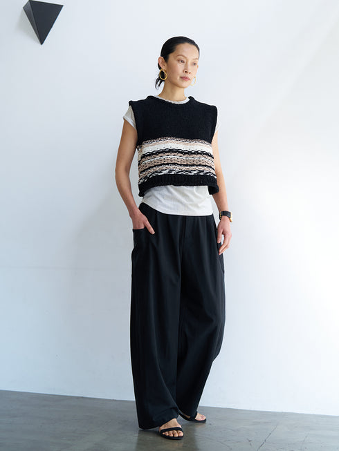 MOLE JACQUARD VEST /Y263-91099