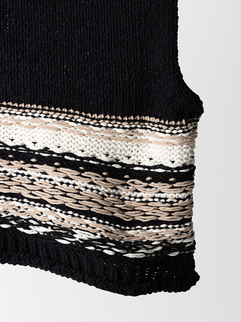 MOLE JACQUARD VEST /Y263-91099