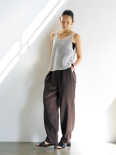 【 予約:8月中旬 】MOHAIR HAND VEST /Y263-91100