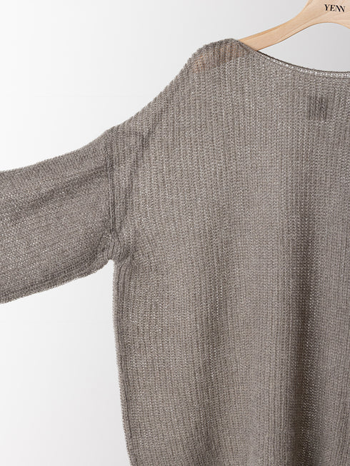【 予約:9月中旬 】SHEER MOHAIR KNIT PO /Y263-91101